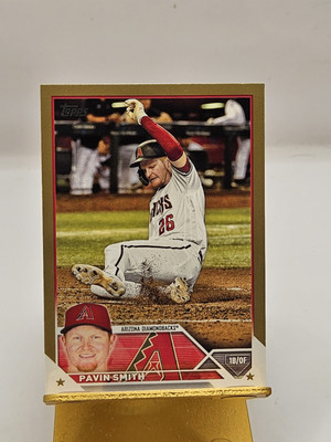 Pavin Smith 2023 Topps Gold Set (2) Rainbow Foil  + #'d /2023 #312 Diamondbacks 