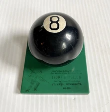Vintage Brown & Bigelow 8 Ball Advertising Table Lighter Untested