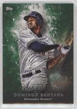 2018 Topps Inception Green Domingo Santana #49 fm0