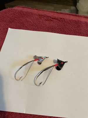 2 vintage Weedless spinner lures