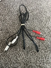 RCA Male to 2- RCA Male Red White Molded Connectors Stereo Audio Cables 2 FT