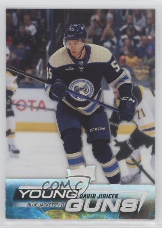 2022 Upper Deck Extended Series Young Guns Acetate David Jiricek #472 Rookie RC