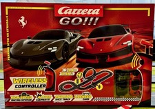 Carrera GO!!! Rennbahn Autorennbahn Ferrari Supercar Power Wireless Set / Grundp