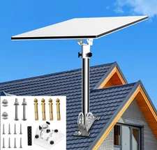 Starlink Gen 3 Pipe Adapter, Roof/Pole Mount Kit, 360° Adjustable for All Dishes