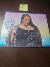 Piper Niven (signed as doudrop) 11x14 metallic photo signed auto autographed