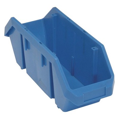 QUANTUM STORAGE SYSTEMS QP1867BL Cross-Stacking Bin,Blue,PP,7 in 2TB68