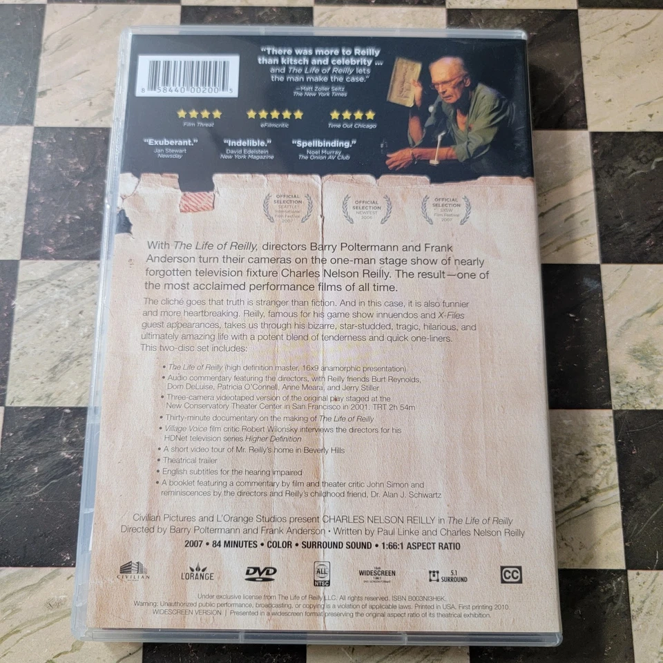 The Life of Reilly (DVD x 2) RARE/OOP Charles Nelson Reilly Documentary - Image 2 of 4