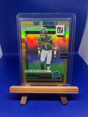 Ahmad ''Sauce'' Gardner 2022 Panini Donruss Rated Rookie Gold Press Proof