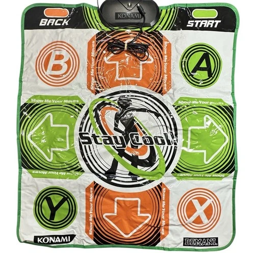 Xbox 360 Dance Dance Revolution DDR Mat Pad Controller Konami Stay Cool