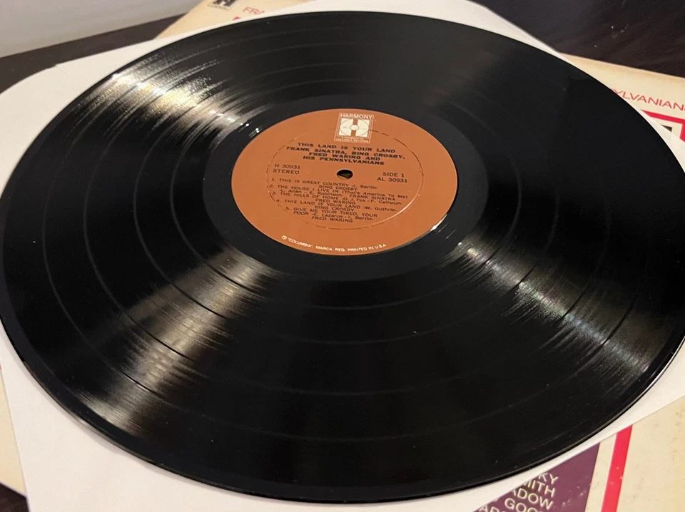 FRANK SINATRA BING CROSBY - This Land Is Your Land - 12" Vinyl Record LP - EX - Image 3 of 3