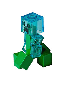 LEGO Charged Creeper Minifigure Minecraft Rare  MIN 052