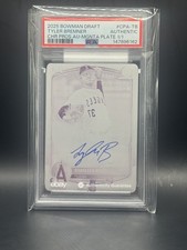 2025 Bowman Draft - Printing Plate  Auto Tyler Bremner #CPA-TB Magenta 1/1