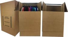 UBOXES Larger Wardrobe 24 x 24 x 40-Inches Moving Boxes, Bundle of 3 BOXBUNDWAR