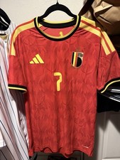 Fifa world cup 26 Belgium home jersey player edition with de bruyne detail Large
