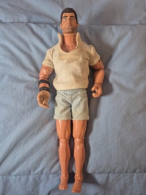 1996 Hasbro GI Joe 12'' Figure Doll Scar Face Tattoo Soldier Muscular Motion Hand