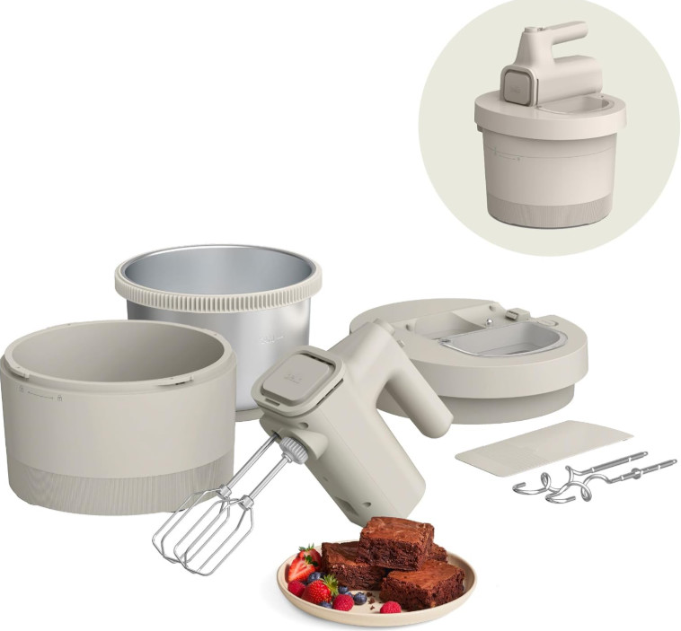 3.5 Qt Hand Blender & Stand Mixer, 2 in 1 Electric Mixer, 20