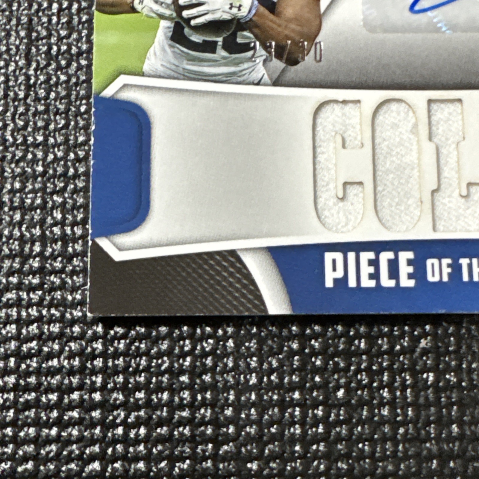 2021 Certified Piece of the Game Signatures /30 Jonathan Taylor Auto POGS-JT SP view 2