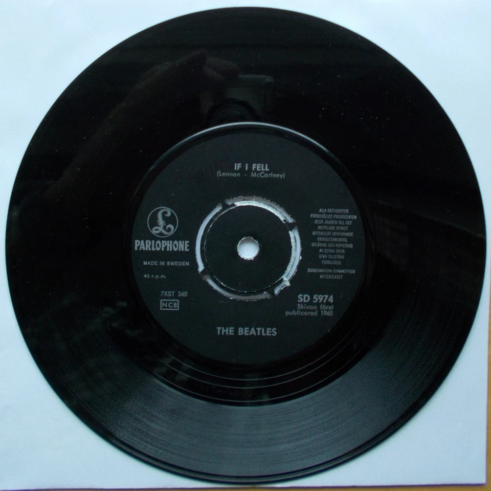 BEATLES Rock And Roll Music★If I Feel★Parlophone SD 5974 - Sweden Press - Bild 4 von 4