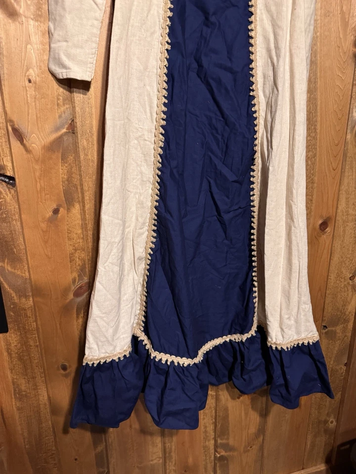 Vestido Gunne Sax azul marino de principios de los 70 etiqueta negra Foto 2 de 4