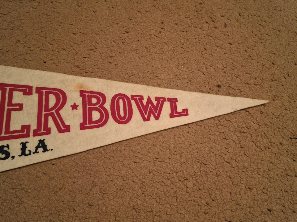 PITTSBURGH STEELERS VINTAGE GALHARDETE SUPER BOWL IX MUITO RARO - Imagem 4 de 4