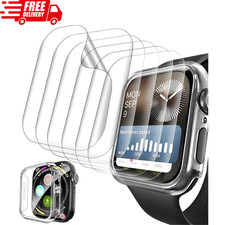 6 Packs for Apple Watch Series 10 Screen Protector 46Mm, Self-Healing TPU Screen