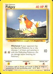 Pidgey 86/130 Base Set 2 Common