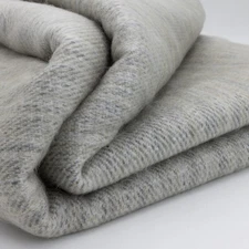 DOUBLE DENSITY ALPACA WOOL BLANKET THROW | QUEEN SIZE | SOFT&WARM – SILVER GRAY