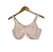 Wacoal Beige Nude Visual Effects Minimizer Underwire Bra 857210 Size 42DDD