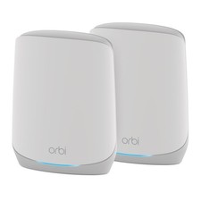 NETGEAR Orbi Whole Home Tri-Band WiFi 6 Mesh Network System 2-Pack, White