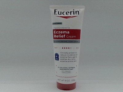 Eucerin Eczema Relief Cream Fragrance & Steroid Free 8oz EXP 06-2027