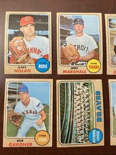 A Lot Of Topps 1968 Baseball Cards