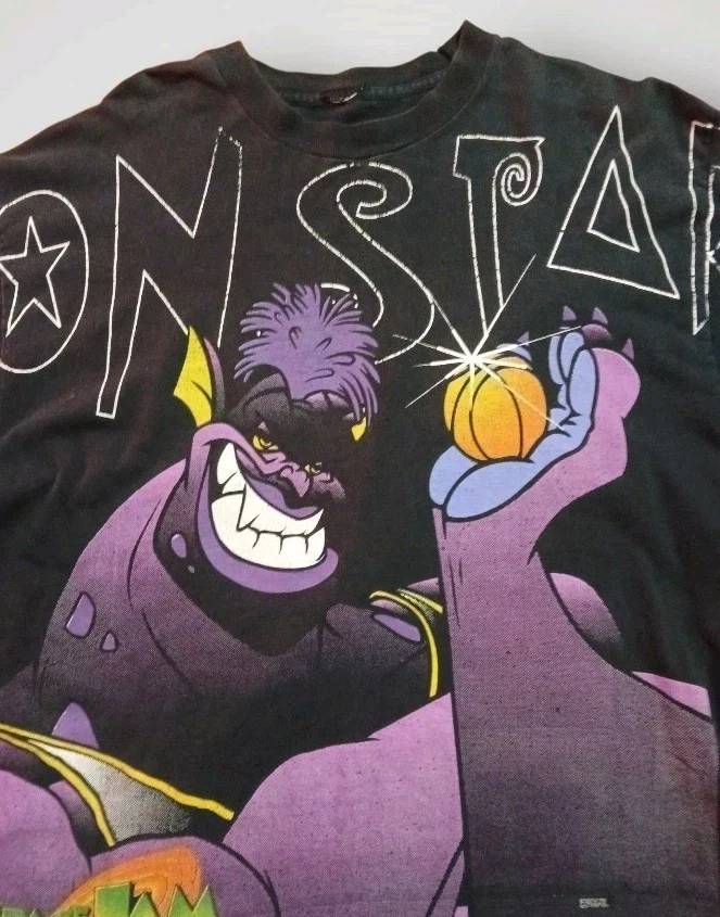 Camiseta De Colección Space Jam Vintage 1996 Monstars Promo Talla XL FREEZE NY Puntada Única  Foto 4 de 4
