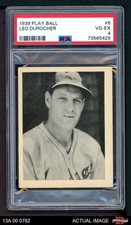 1939 Play Ball #6 Leo Durocher Dodgers HOF PSA 4 - VG/EX