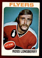 1975-76 O-Pee-Chee #110 Ross Lonsberry EX