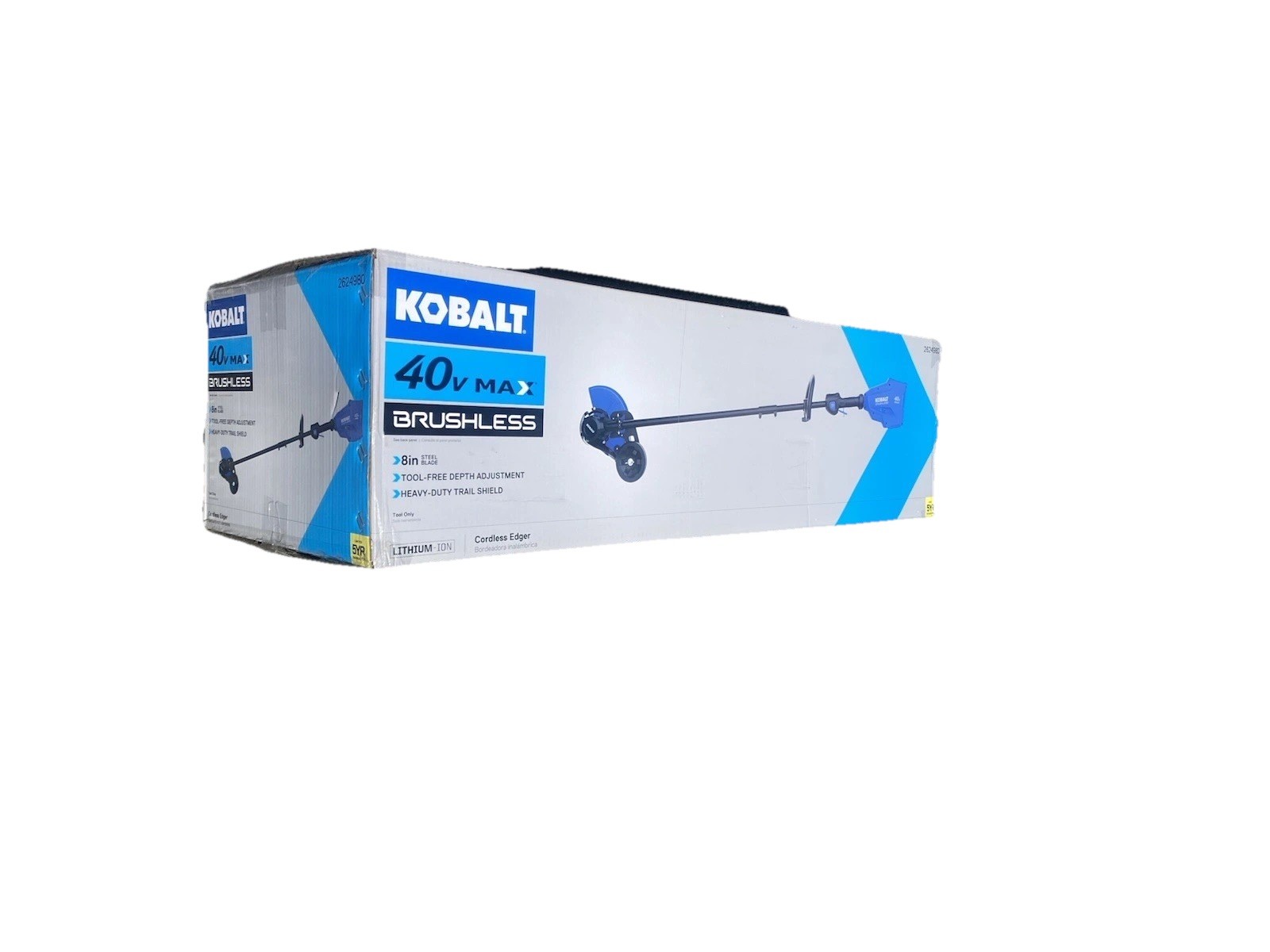 Kobalt 40V 8-in Handheld Brushless Cordless Battery Lawn Edger Tool Only No Batt