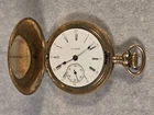Antique Waltham Ladies Pocket Watch Sz 8s, 15j, Hunters Case Private Label