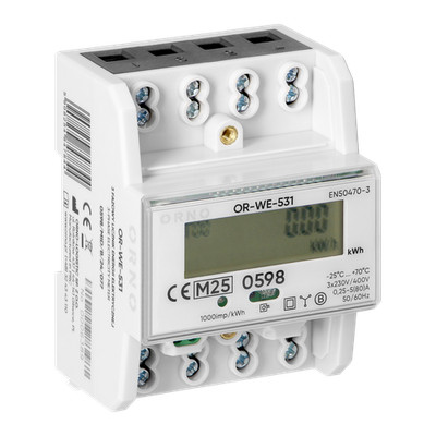 NEU Stromzähler OR-WE-531 80 A MID-konform Hutschiene 3-Phasen
