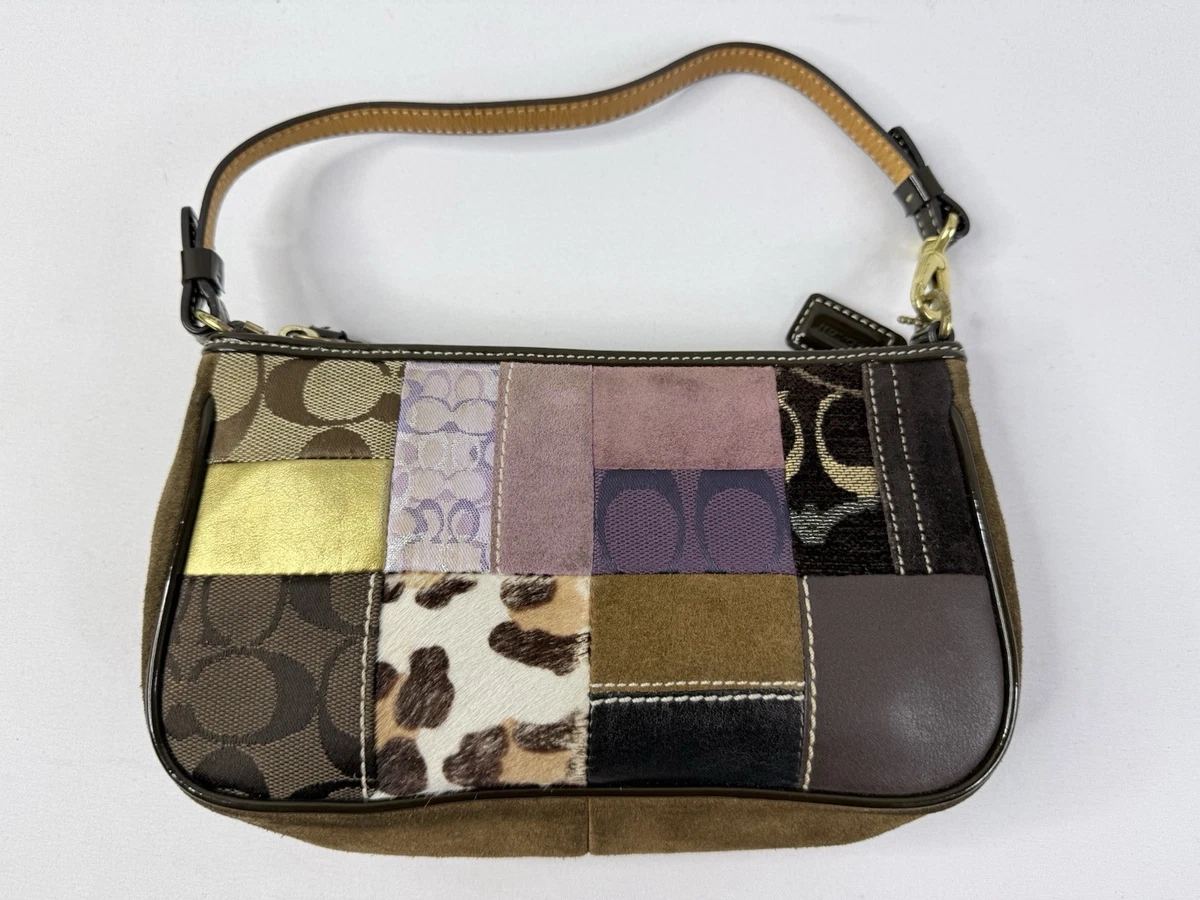 Coach Patchwork Leather Exterior Mini Bags & Handbags for Women