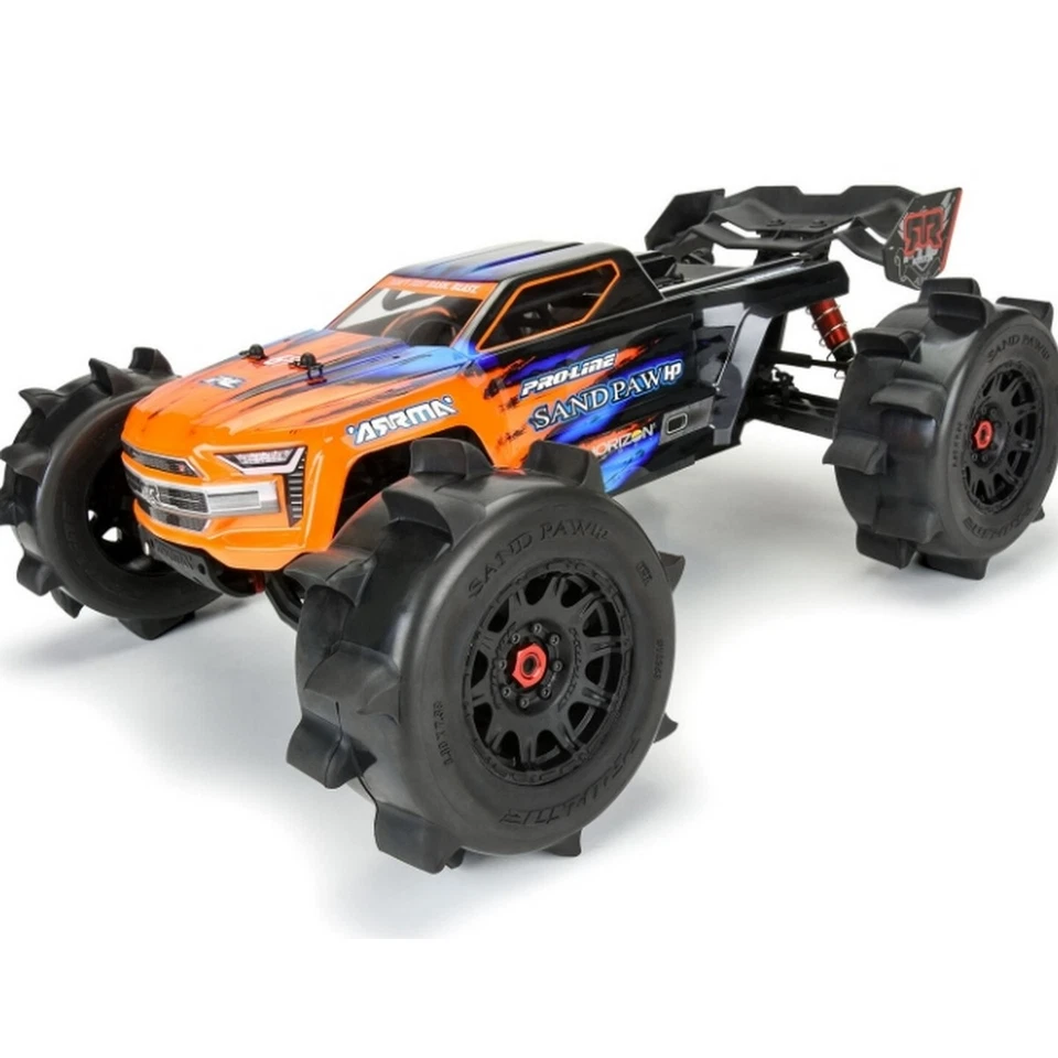 Pro-Line 10268-10 1/8 Sand Paw HP BELTED F/R 3.8" MT Mounted 17mm Black Raid (2) - Bild 4 von 4