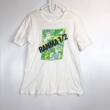 Hanes Ranma 1/2 T Shirt White Cotton 90s Vintage Authentic Made in USA