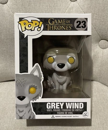Funko Pop! Vinyl Figure - Game of Thrones - GREY WIND #23 Vaulted