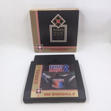 NES Nintendo RBI Baseball 2 Original Tengen Sleeve Tested Works Mint