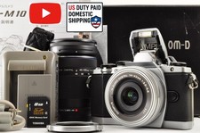  US Duty Paid OLYMPUS OM-D E-M10 Mirrorless Camera w/ 14-42mm 40-150 Lens USA