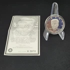 1960-1999 John F Kennedy JFK Jr USA Salutes You. .999 Silver Round/ Medal (A)