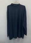 Nike Golf Men's Navy Blue Mock Neck Long Sleeve Ribbed Dri-FIT Shirt Sz XXL — photo 1