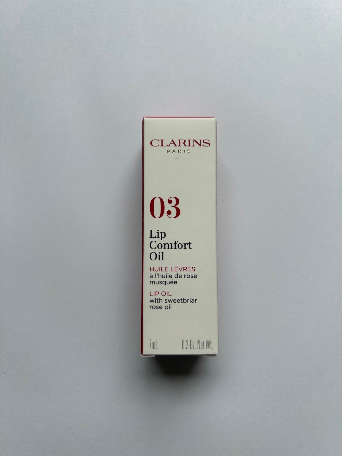 Clarins Lip Comfort Oil  03 Cherry  7ml full size boxed