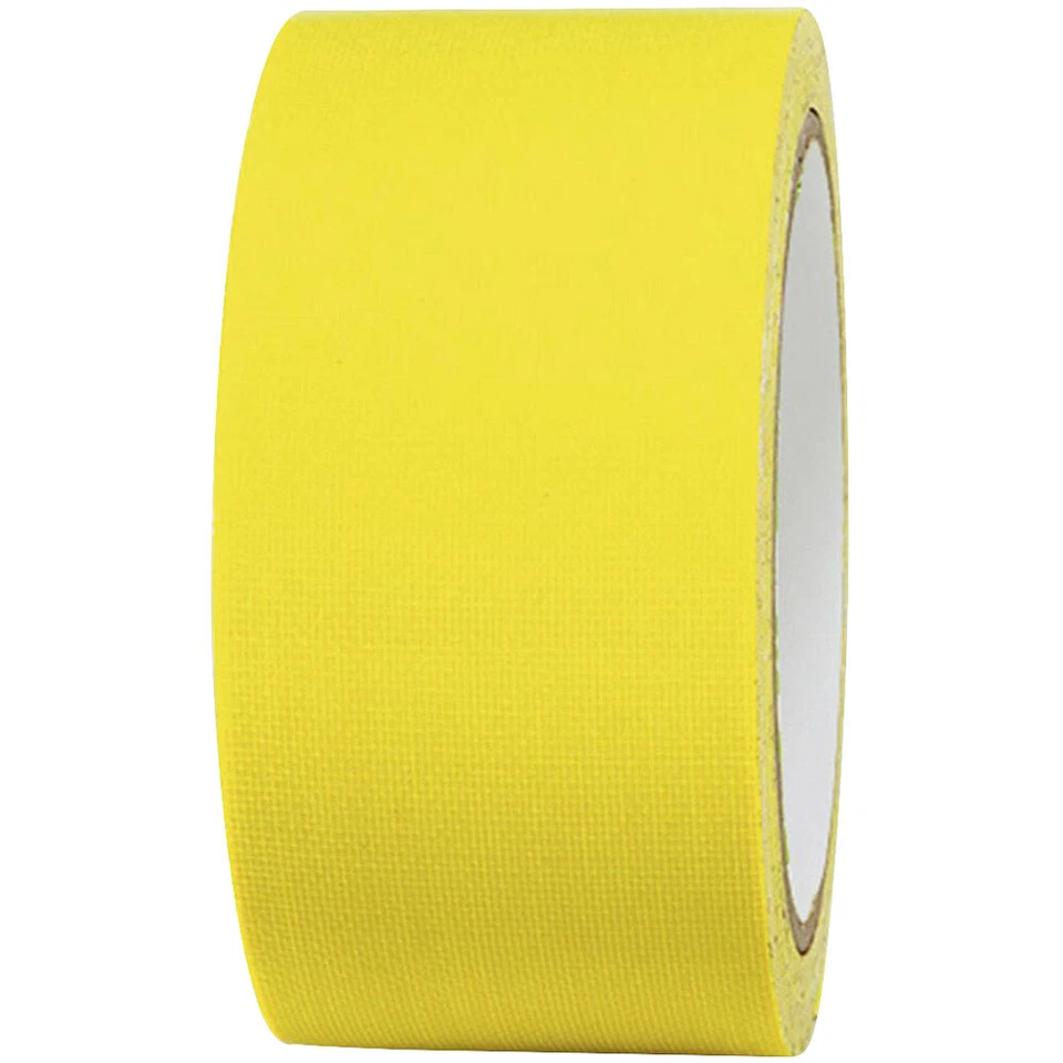 Toolcraft Ruban Adhésif Pour Tissu 50mm x 25m Jaune Fluo - Photo 1/1