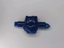 Rare HTF Vintage Hello Kitty W Heart Blue Barrette Cat Hair Clip Snap Tight