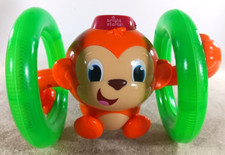 Bright Starts Roll Glow Monkey Crawling Baby Toy With Lights And Sounds