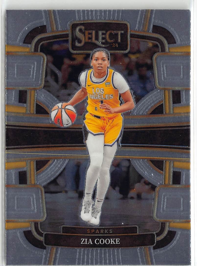 2024 Panini WNBA Select Zia Cooke Base Los Angeles Sparks #47